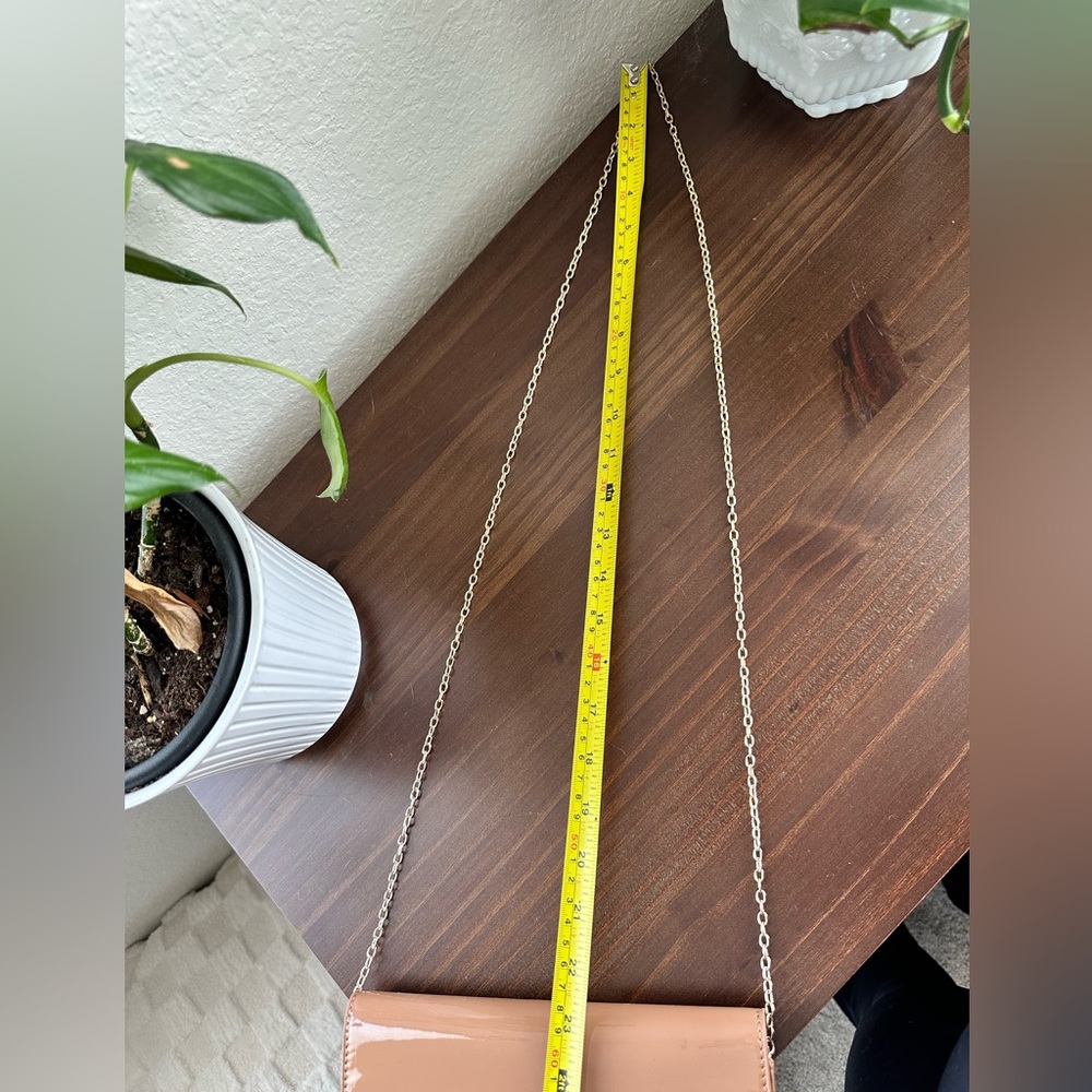 Steve Madden patent tan clutch crossbody - Picture 9 of 9